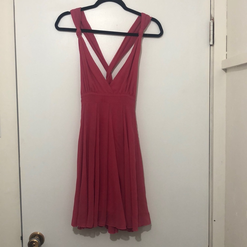 Beautiful pink flowing dress